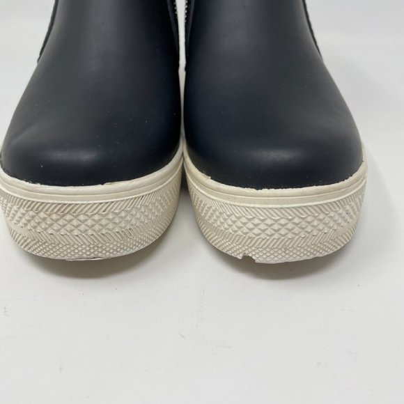 Steve Madden Womens Black Rubber Pull On Snow Boots, Zipper Accent Size 6 - Picture 6 of 11